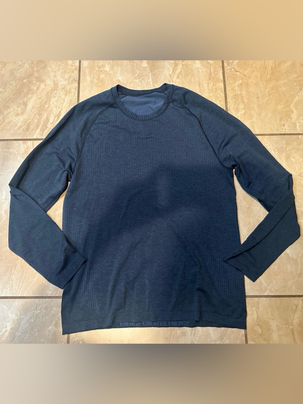 Mineral Blue Lululemon Metal Vent Tech Long-Sleeve Shirt Size M